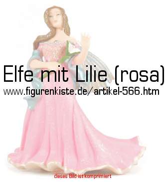 Bild vom Artikel Elfe mit Lilie (rosa)
