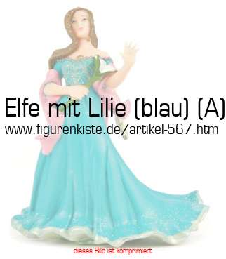 Bild vom Artikel Elfe mit Lilie (blau) (A)